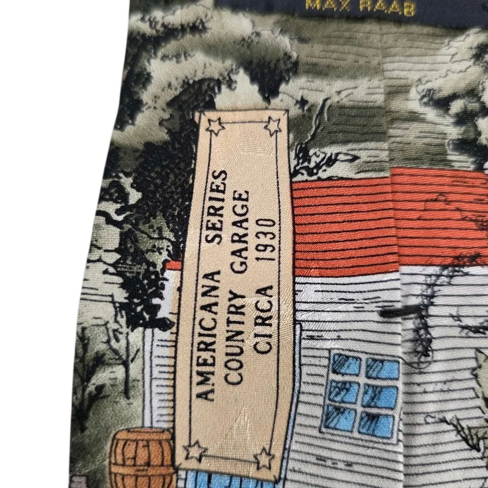 Tango by Max Raab Americana Series Country Garage Silk Necktie House Car‎